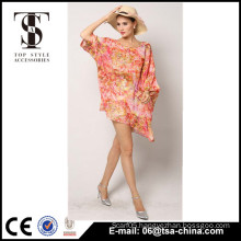 Collection of ladies sexy beach wear wrap skirt with floral printing